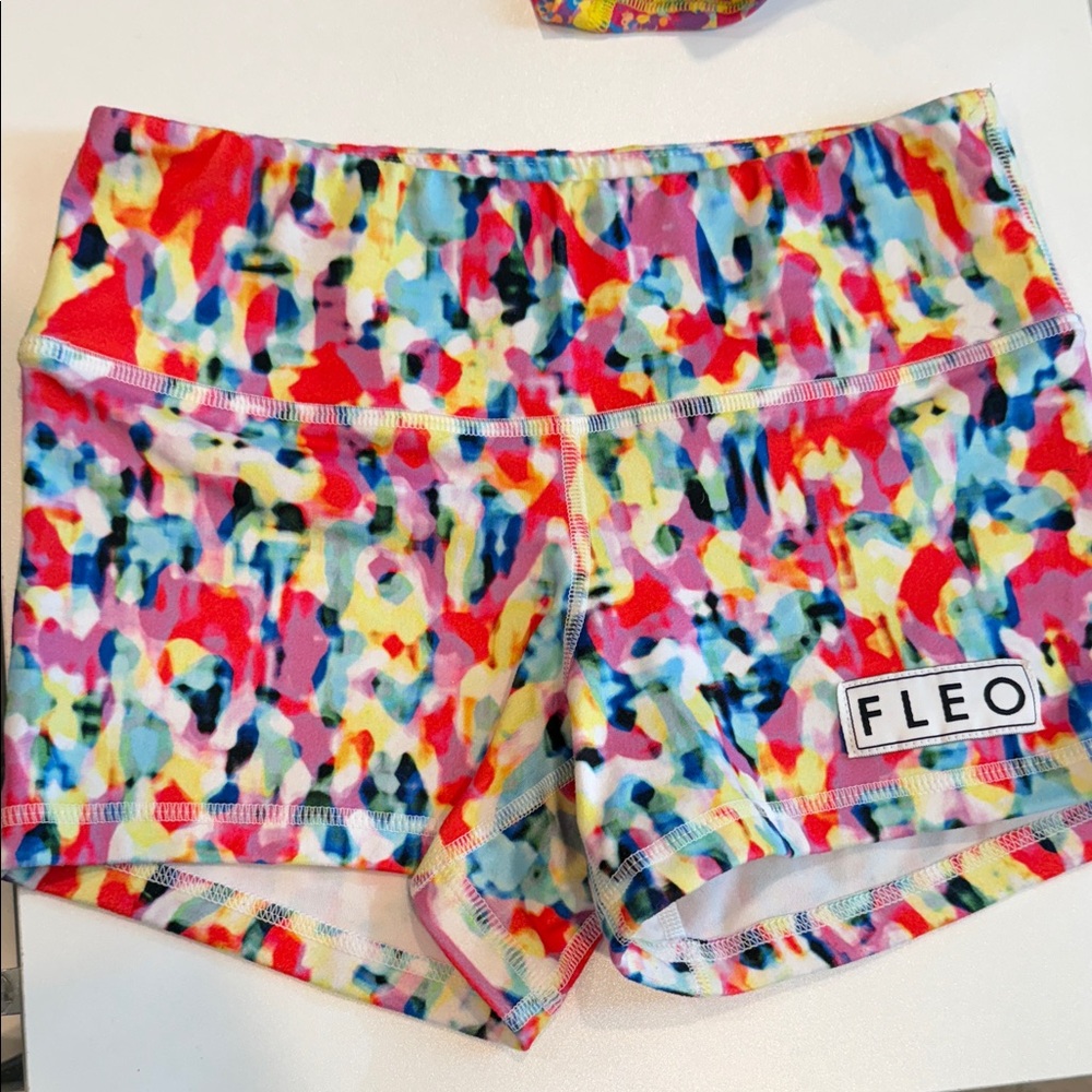 Fleo Women's Colorful Athletic Shorts